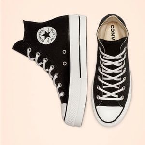 Chuck Taylor All Star Lift Platform Canvas black converse high top